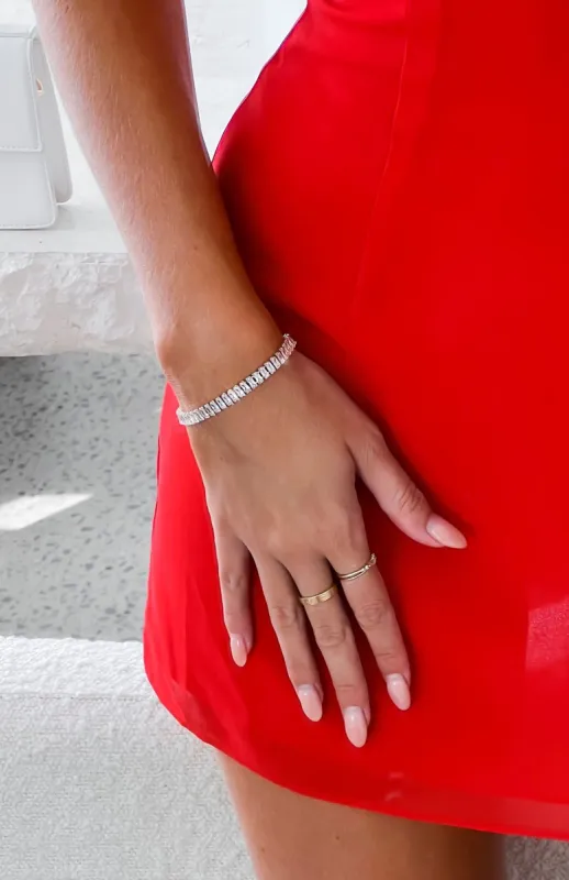 Zion Tennis Bracelet Gold sold by White Fox Boutique