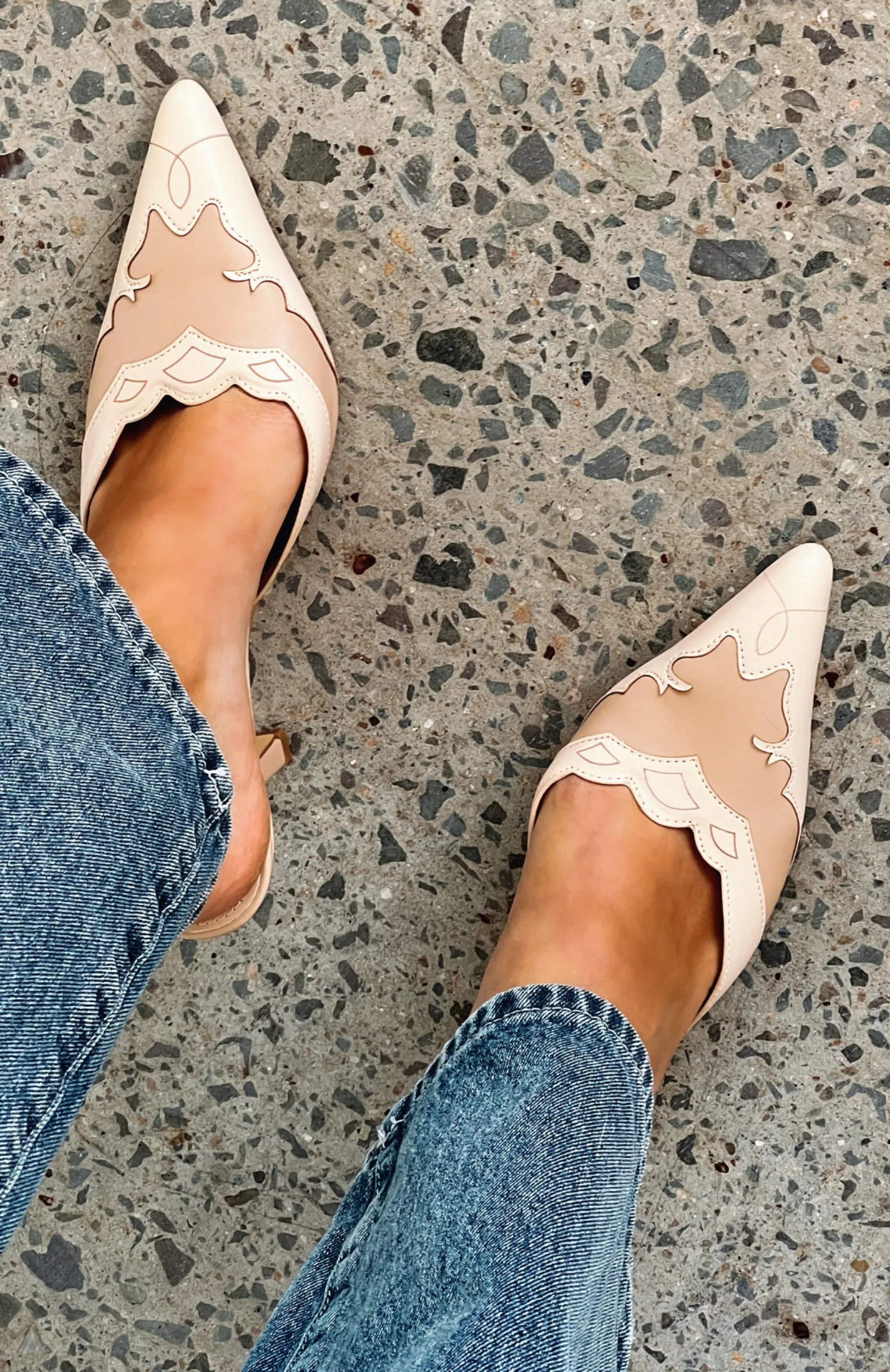 Tali Heels Nude sold by White Fox Boutique