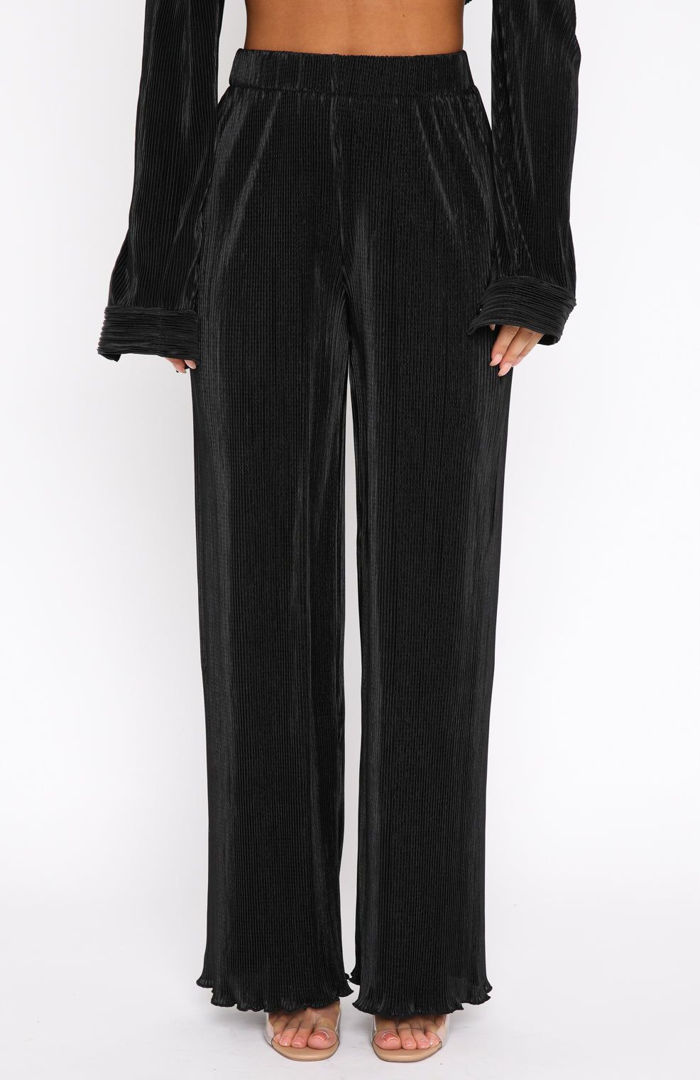 Sincerely Yours Pants Black sold by White Fox Boutique product image thumbnail 2