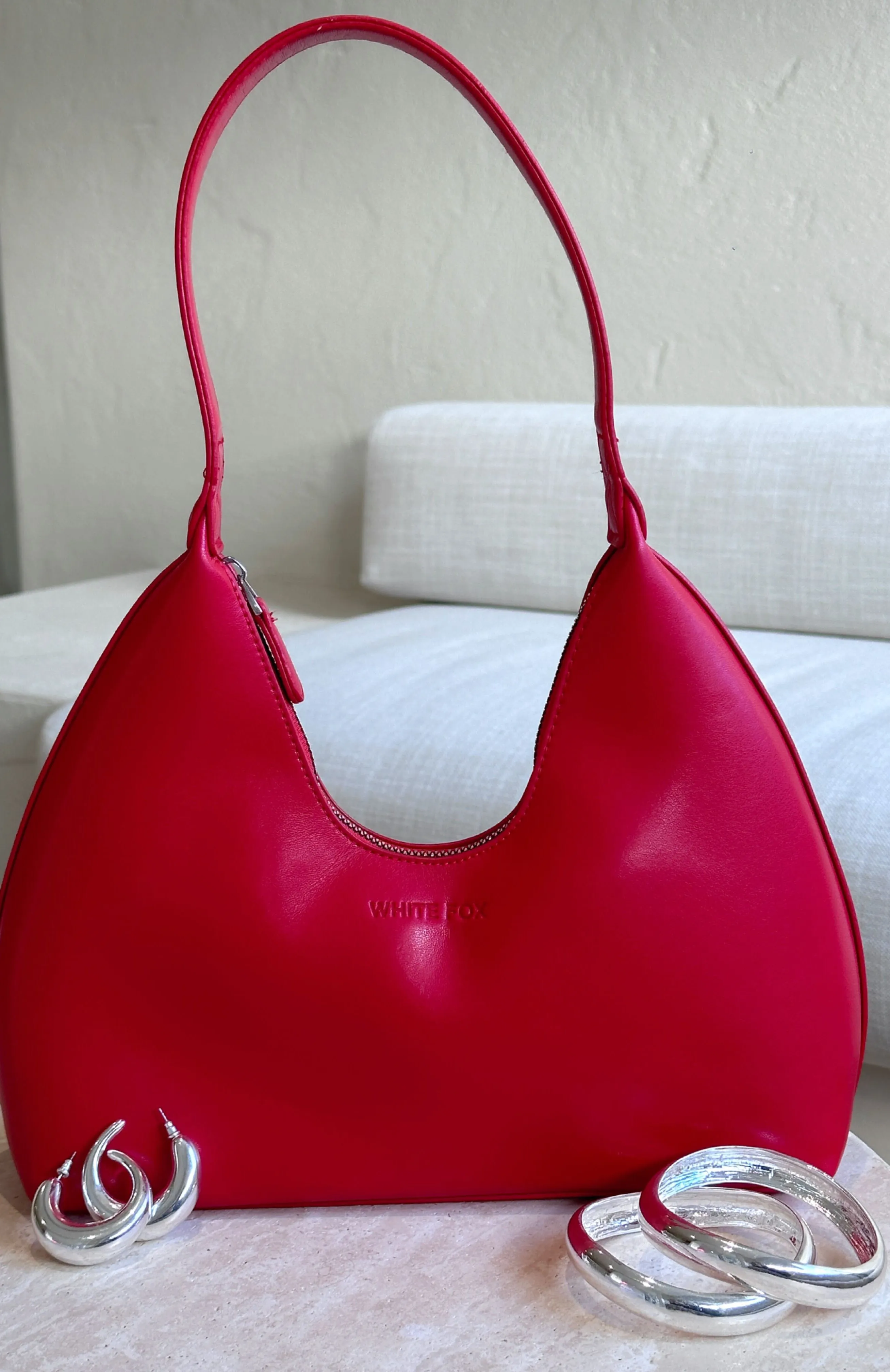 Becca Shoulder Bag Red sold by White Fox Boutique product image thumbnail 4