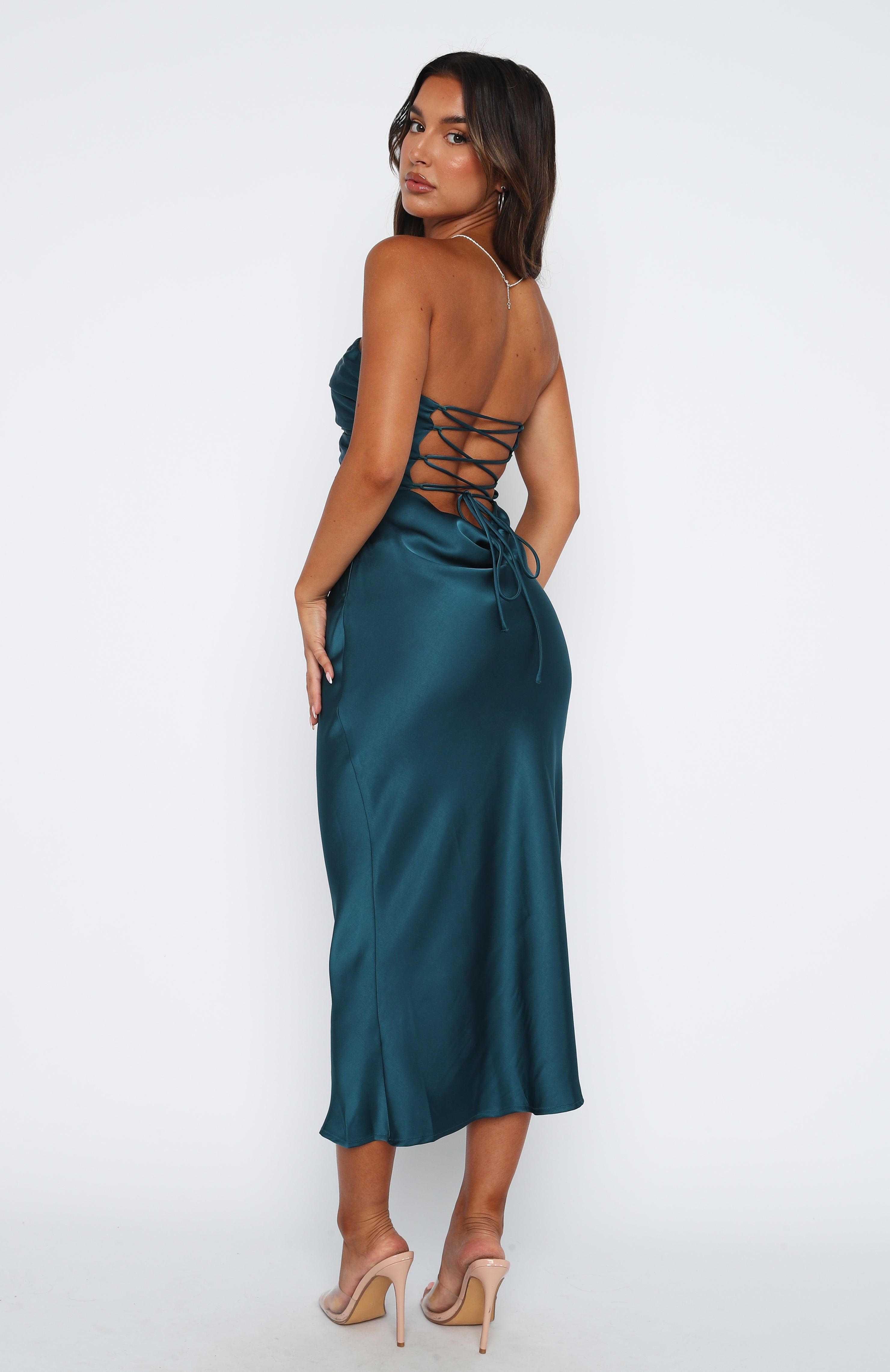 Elysium Midi Dress Teal sold by White Fox Boutique product image thumbnail 4
