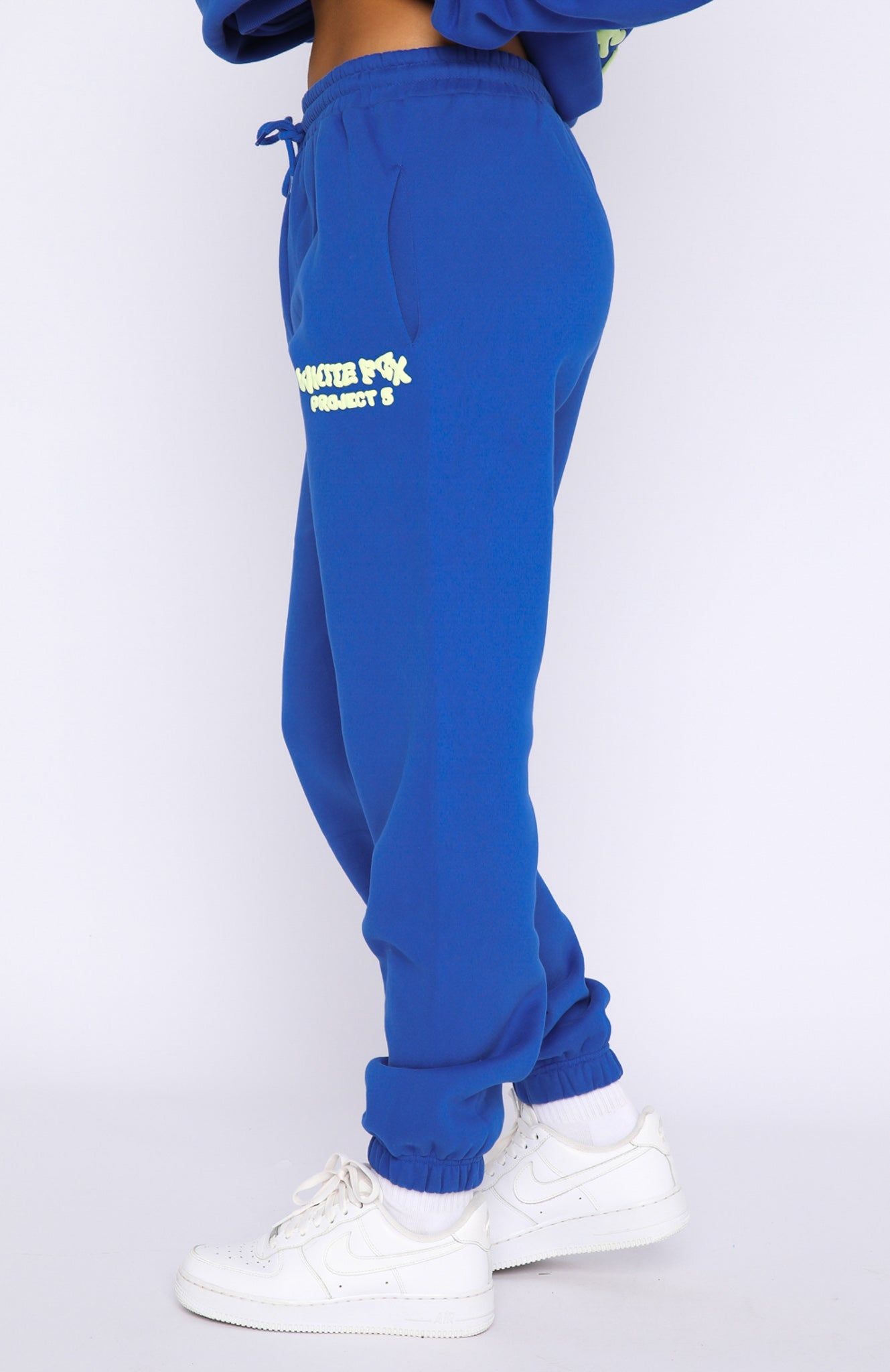 Project 5 Sweatpants Cobalt sold by White Fox Boutique product image thumbnail 3
