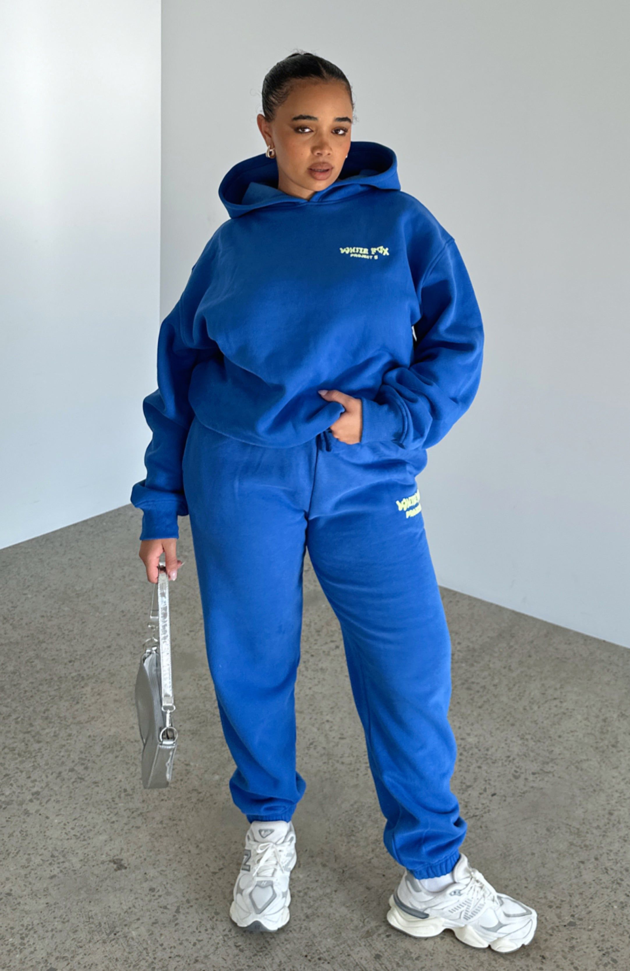 Project 5 Sweatpants Cobalt sold by White Fox Boutique