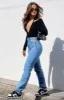 Who's That Girl Straight Leg Denim Jeans 90's Blue sold by White Fox Boutique