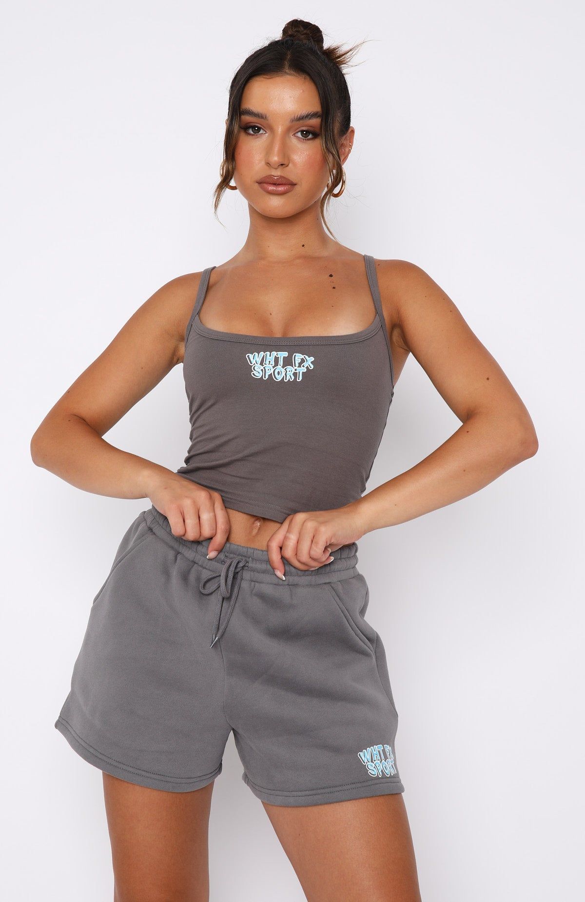 Sport Series Tank Charcoal sold by White Fox Boutique product image thumbnail 2