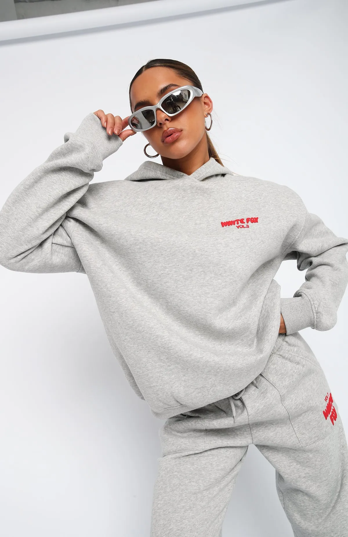 Offstage Hoodie Alloy Grey sold by White Fox Boutique product image thumbnail 2