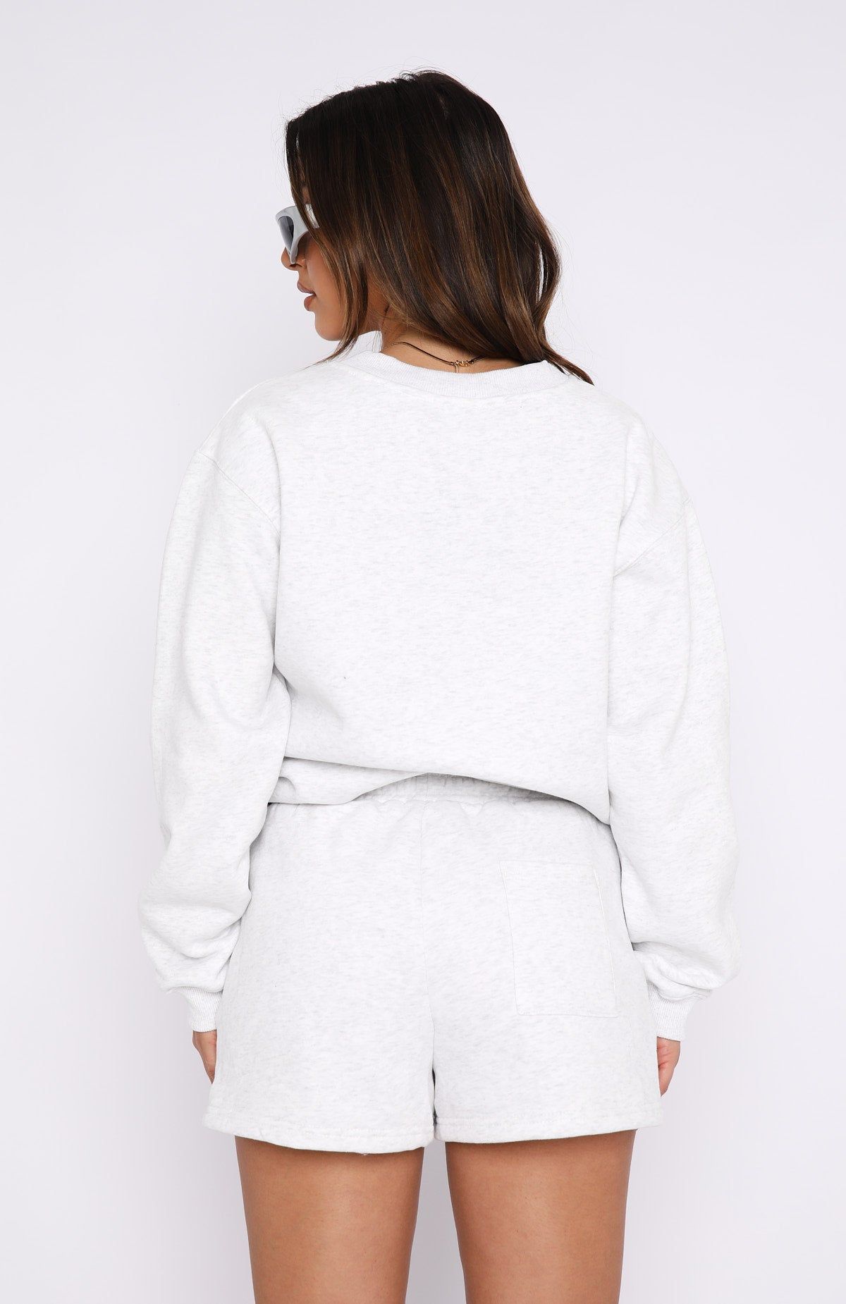 The Next Level Lounge Shorts Grey Marle sold by White Fox Boutique product image thumbnail 4