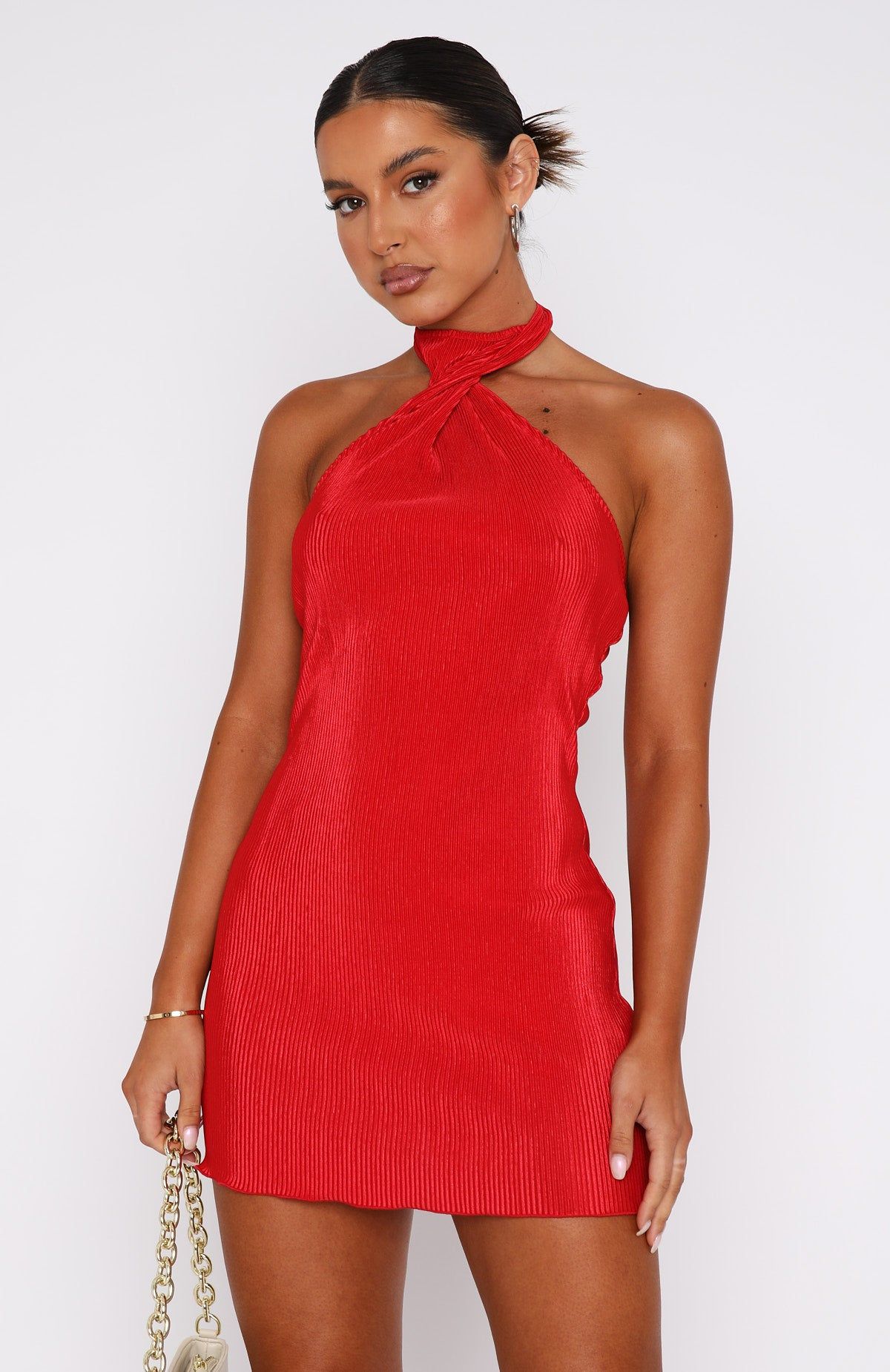 Up In The Air Mini Dress Red sold by White Fox Boutique product image thumbnail 2