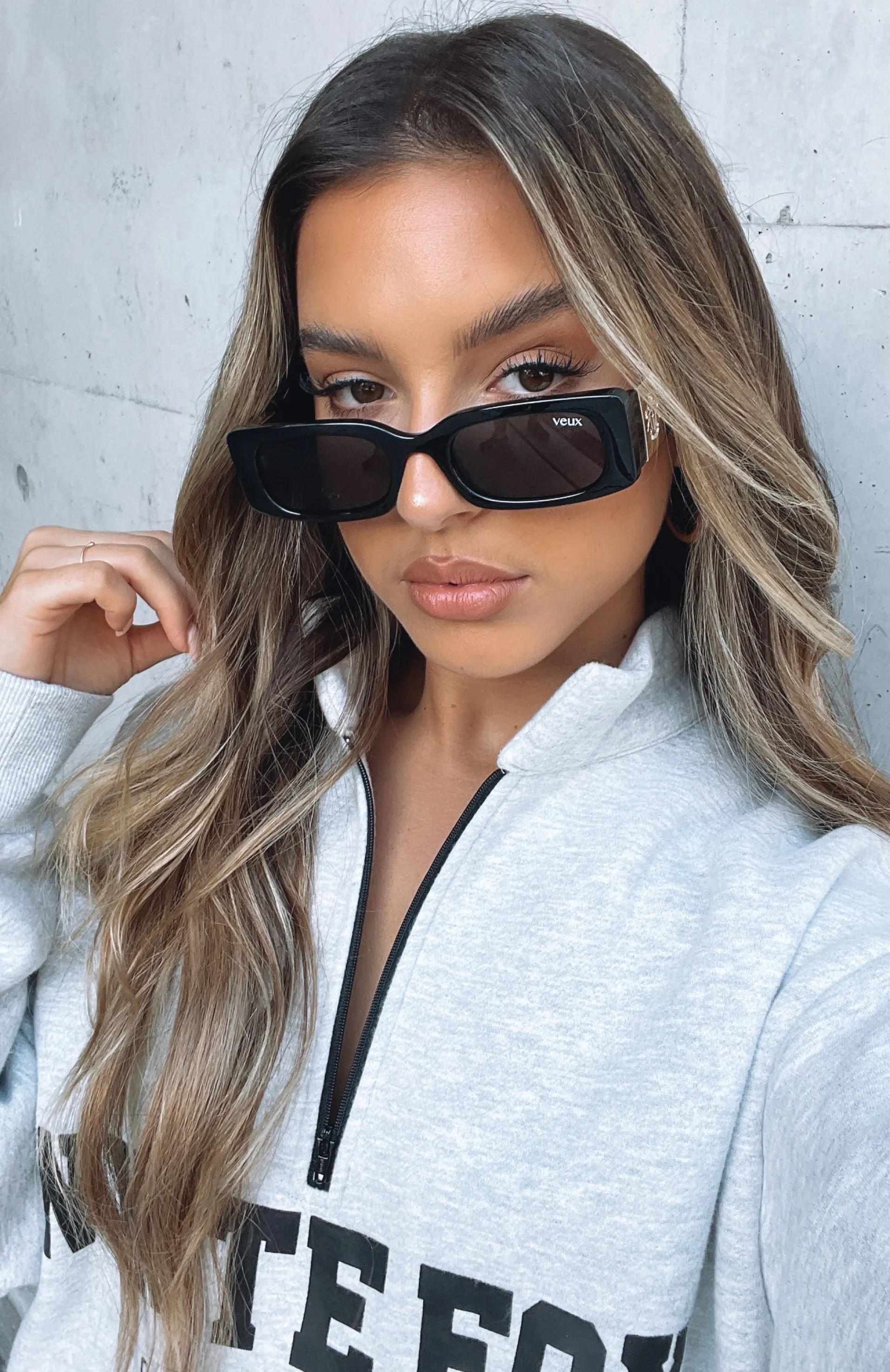 Milan Sunglasses Black sold by White Fox Boutique