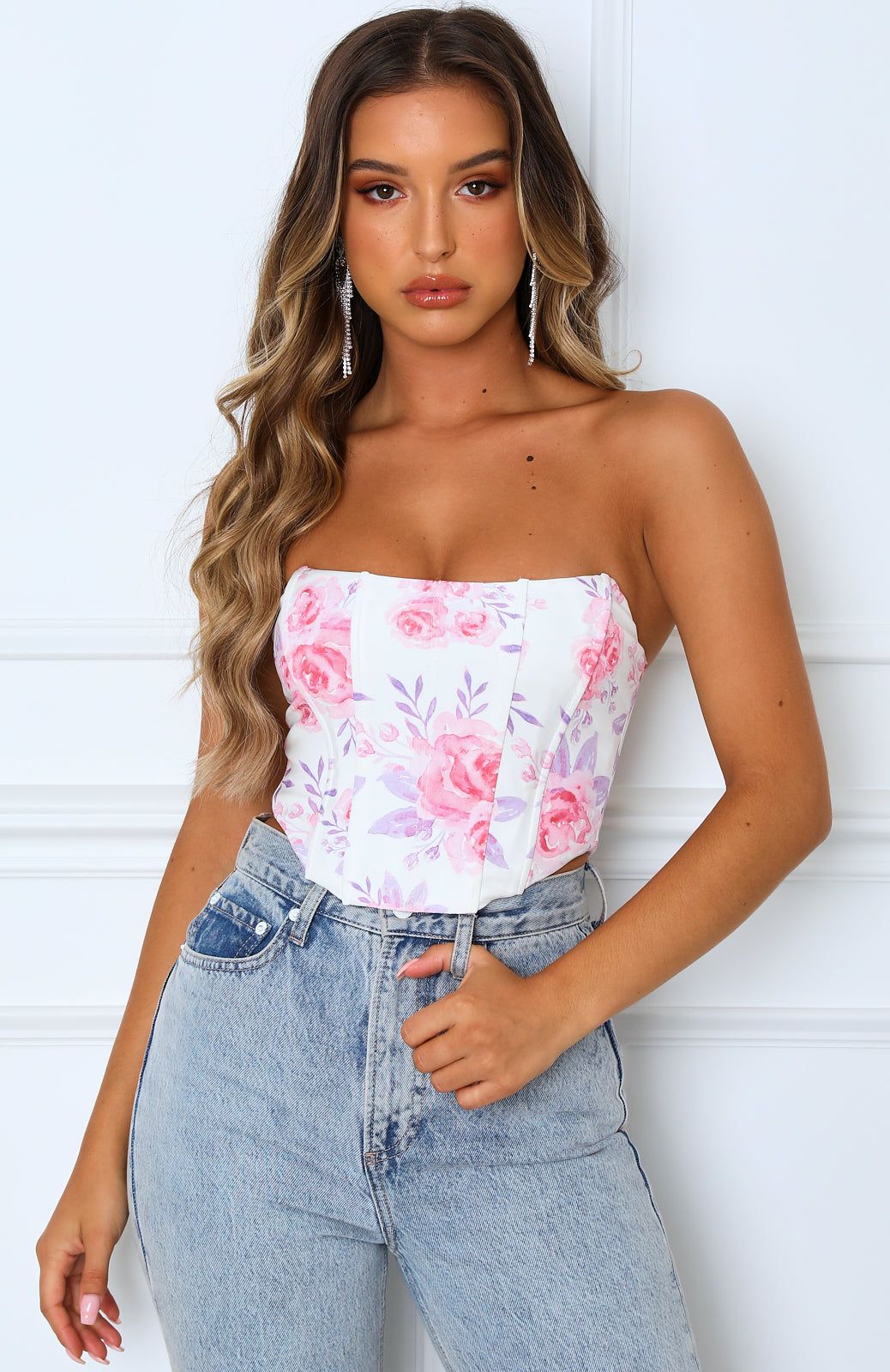 Patience Corset Pastel Rose sold by White Fox Boutique product image thumbnail 2