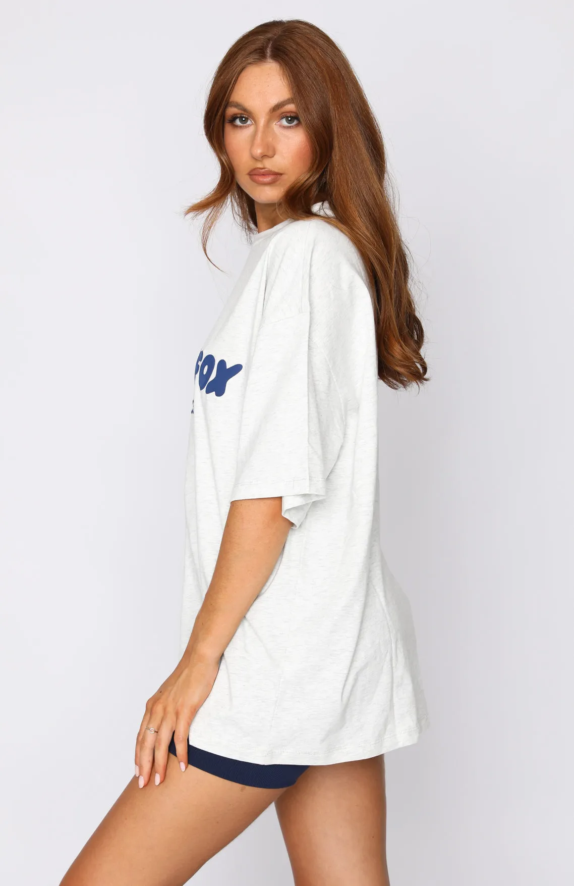 Offstage Oversized Tee Mineral Grey sold by White Fox Boutique product image thumbnail 3