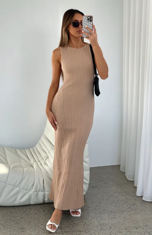 Tami Maxi Dress Beige sold by White Fox Boutique