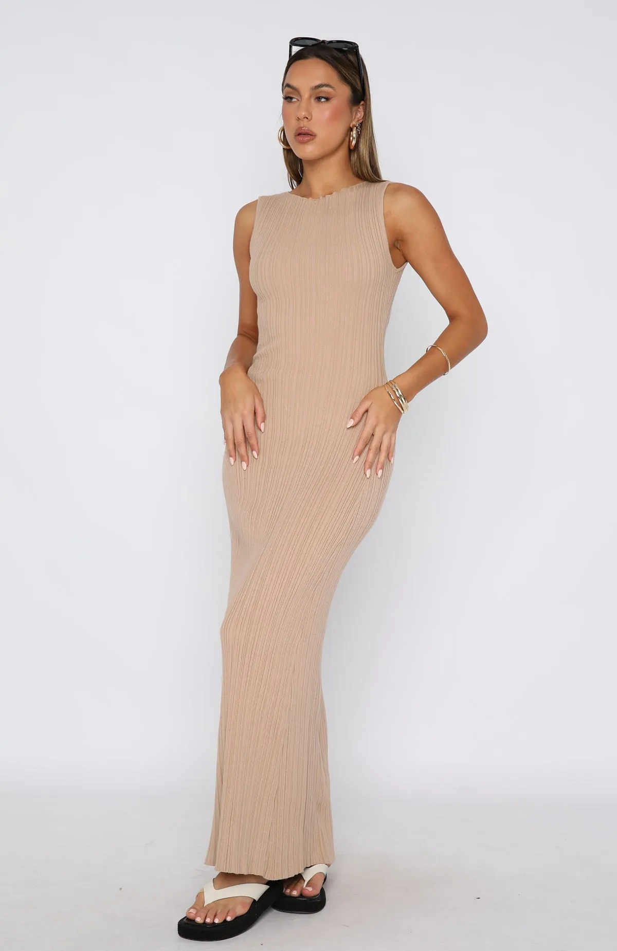 Tami Maxi Dress Beige sold by White Fox Boutique product image thumbnail 2