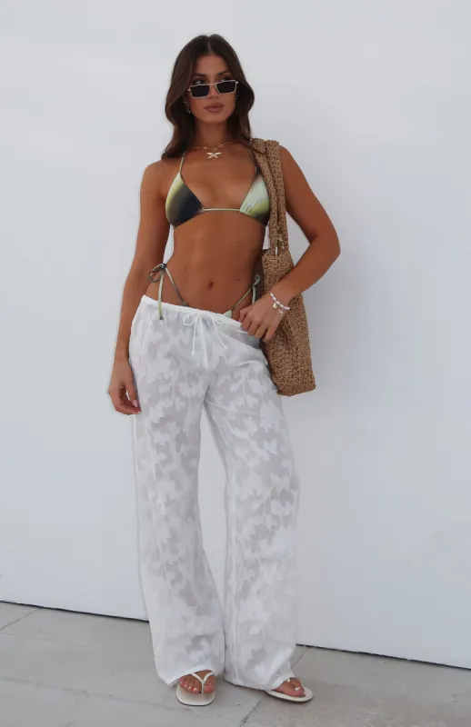 Life Lessons Pants White sold by White Fox Boutique