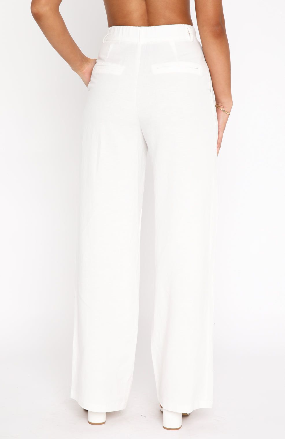 Beyond Reach Pants White sold by White Fox Boutique product image thumbnail 4