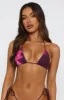 Golden Hour Bikini Top Berry Lush sold by White Fox Boutique