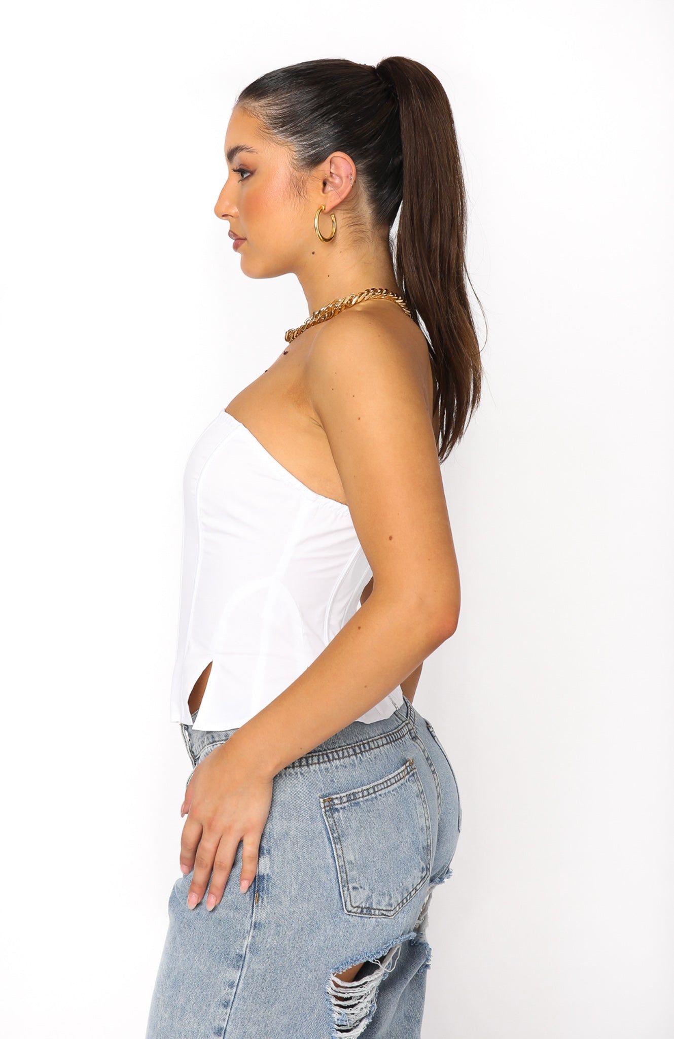 Always A Good Idea Bustier White sold by White Fox Boutique product image thumbnail 3