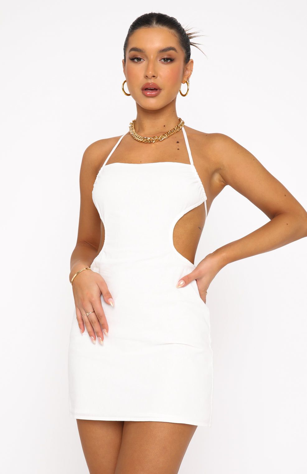 That Summer Feeling Mini Dress White sold by White Fox Boutique product image thumbnail 2