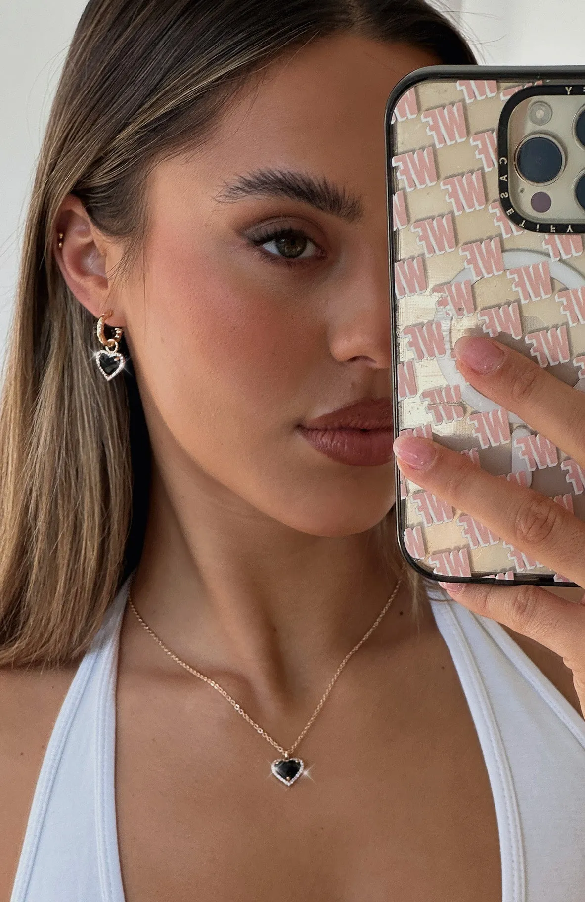 Lover Girl Necklace Gold sold by White Fox Boutique