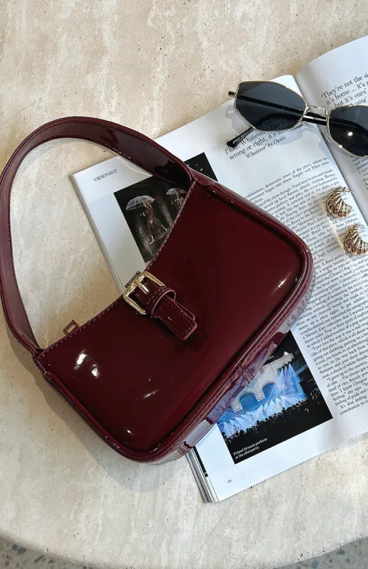 Dionne Shoulder Bag Cherry Cola sold by White Fox Boutique