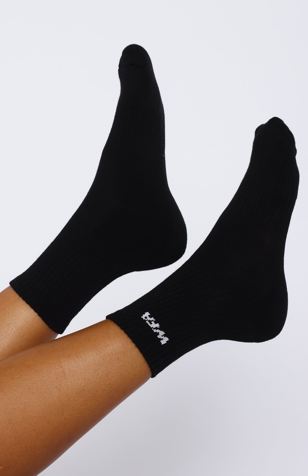 WFA Socks Black/White sold by White Fox Boutique product image thumbnail 2