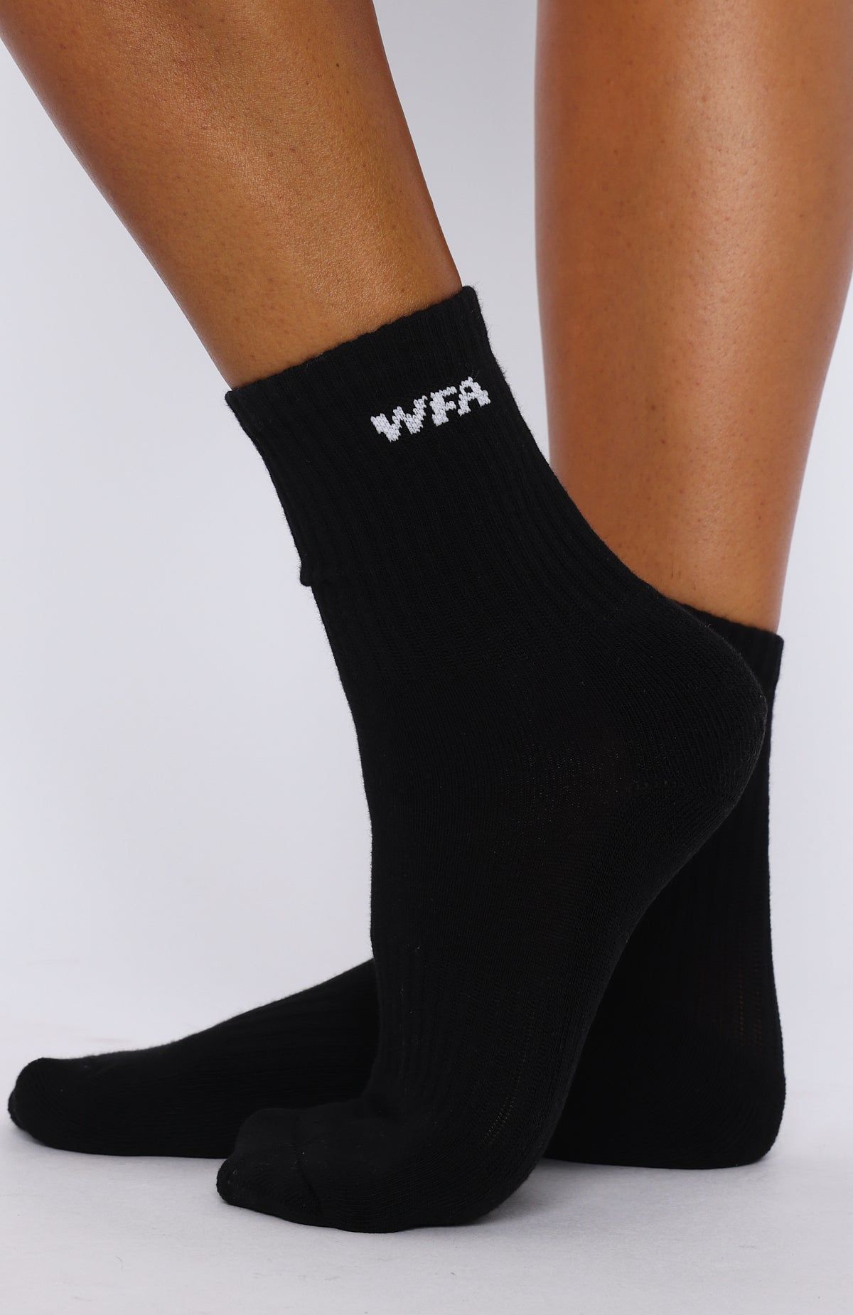 WFA Socks Black/White sold by White Fox Boutique product image thumbnail 3