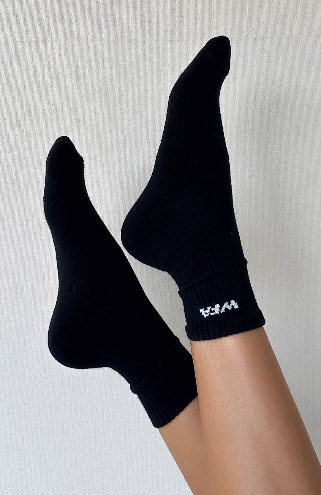 WFA Socks Black/White sold by White Fox Boutique