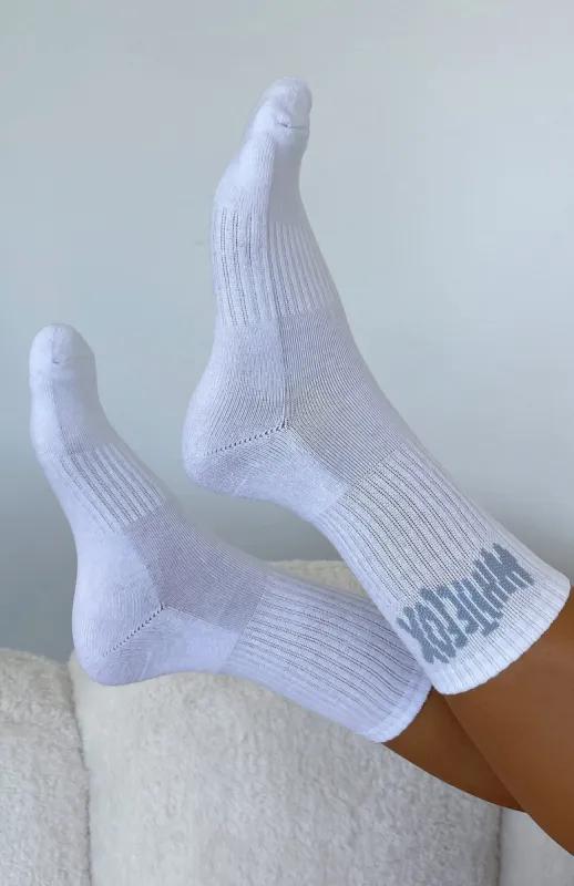 Archive 6.0 Socks White/Blue sold by White Fox Boutique
