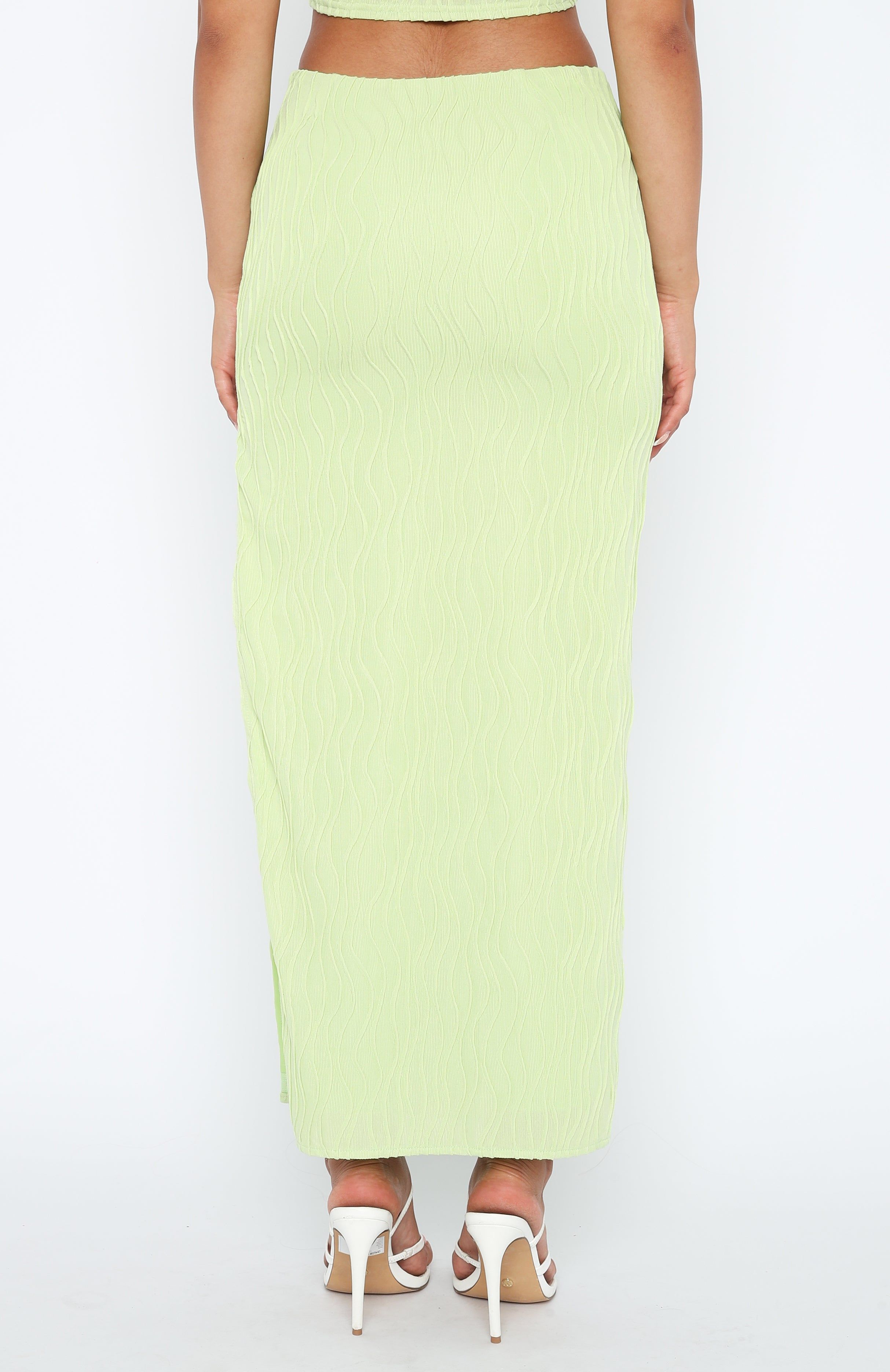 Lasting Legacy Maxi Skirt Matcha sold by White Fox Boutique product image thumbnail 4