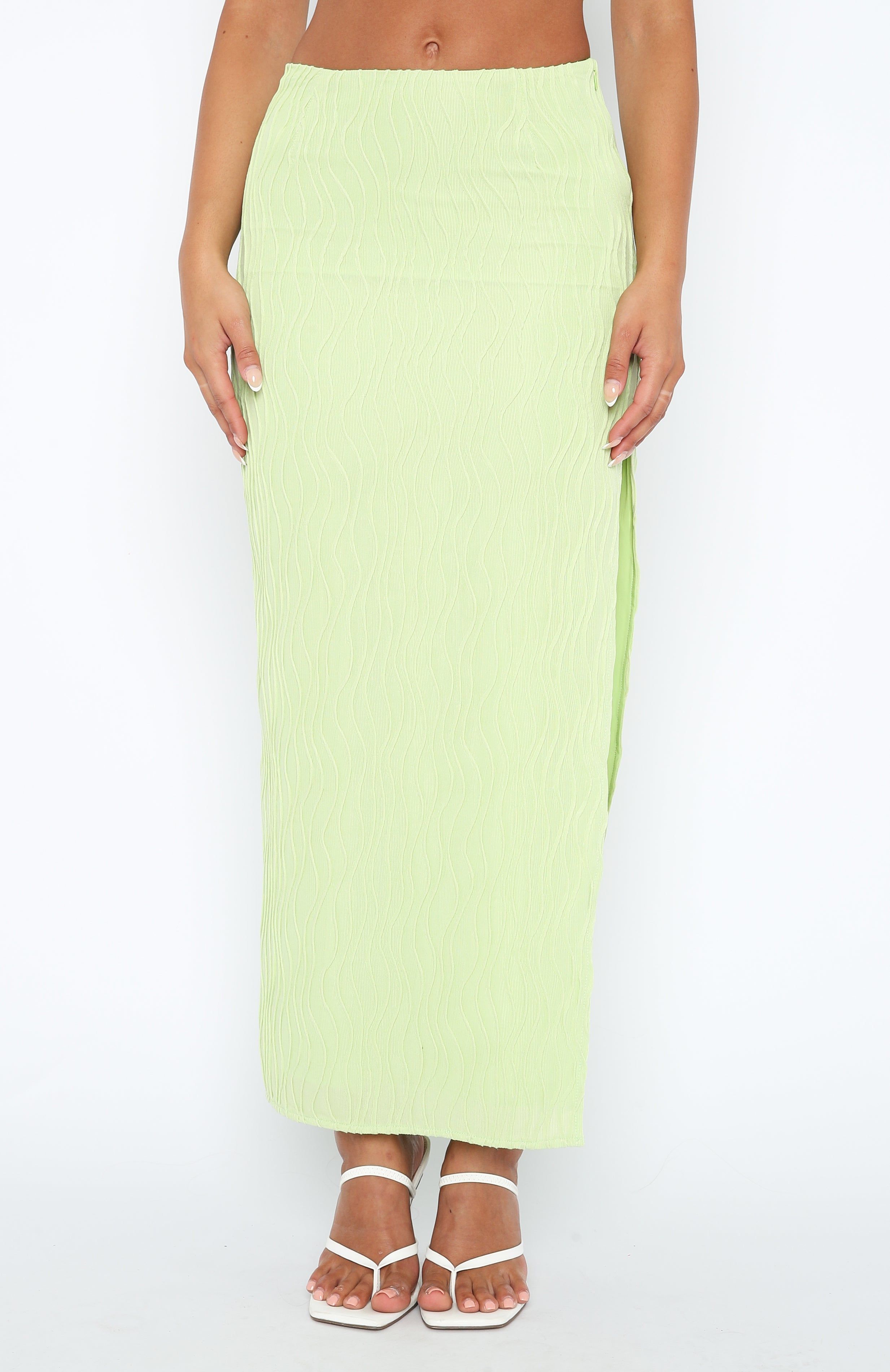 Lasting Legacy Maxi Skirt Matcha sold by White Fox Boutique product image thumbnail 2