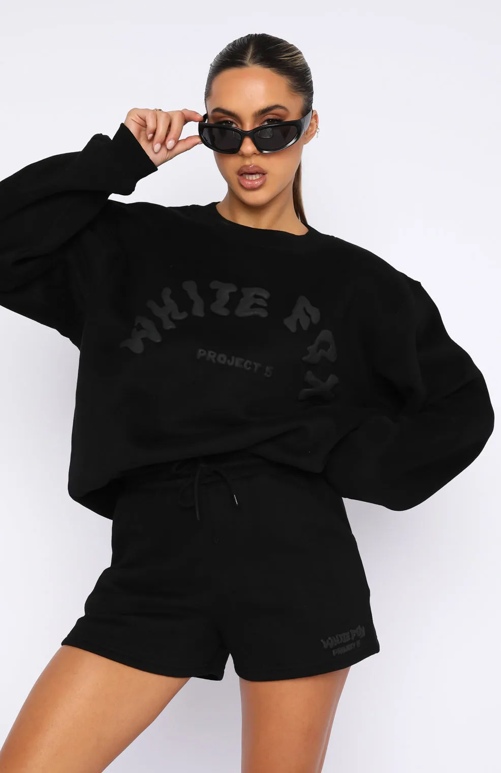 Project 5 Oversized Sweater Ink sold by White Fox Boutique product image thumbnail 2