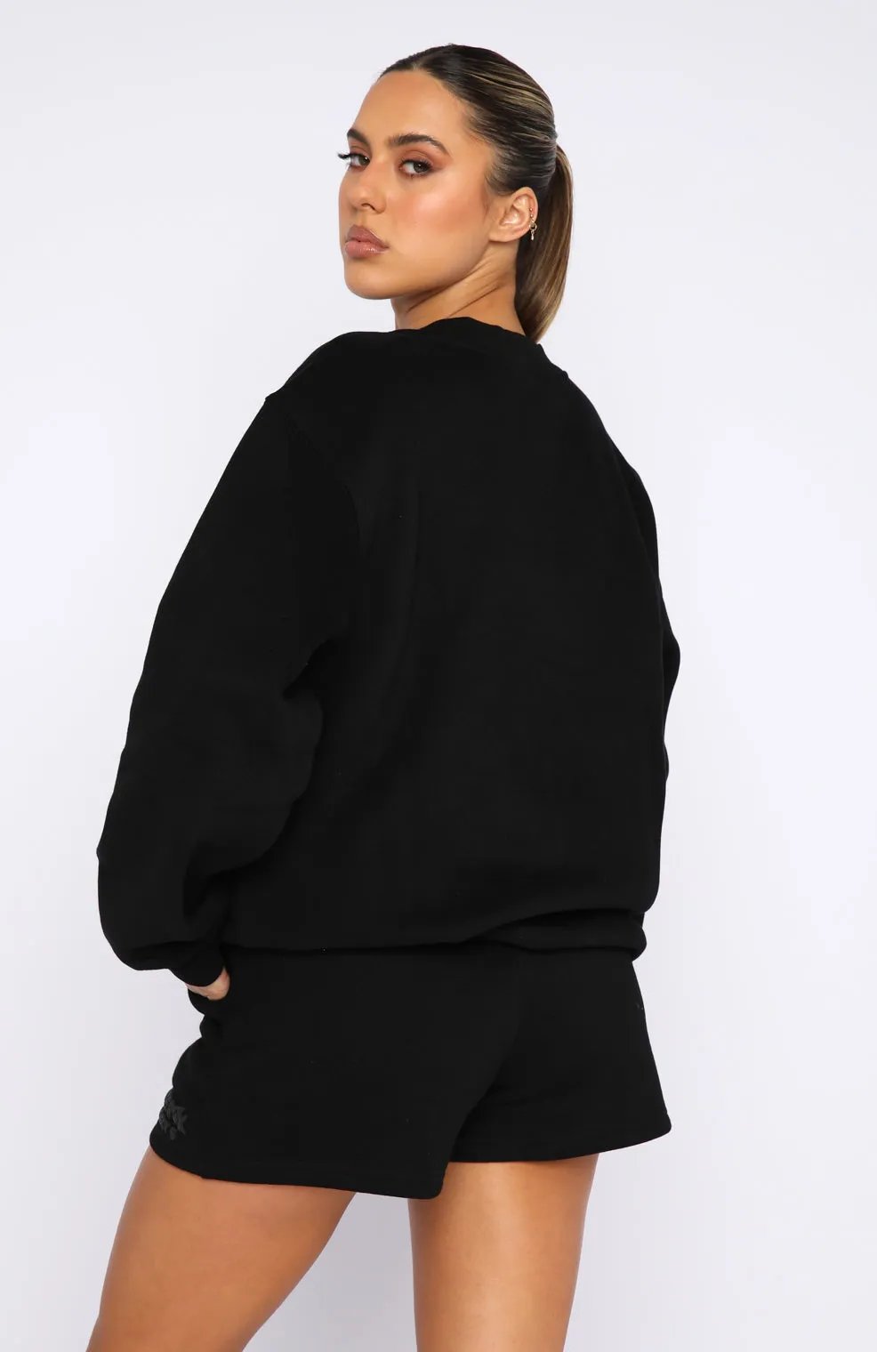 Project 5 Oversized Sweater Ink sold by White Fox Boutique product image thumbnail 4