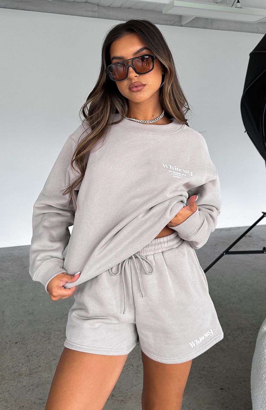 Turn It Around Lounge Shorts Taupe sold by White Fox Boutique