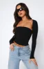 Get Inspired Bolero Top Set Black sold by White Fox Boutique