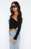 Get Inspired Bolero Top Set Black sold by White Fox Boutique