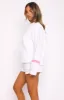 Final Round Oversized Sweater Grey Marle sold by White Fox Boutique