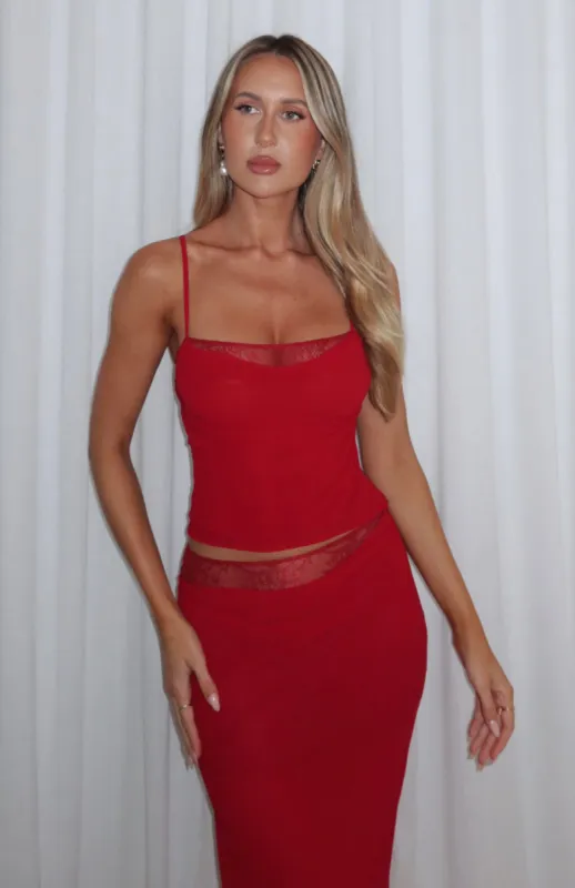 It's A Sign Top Red sold by White Fox Boutique