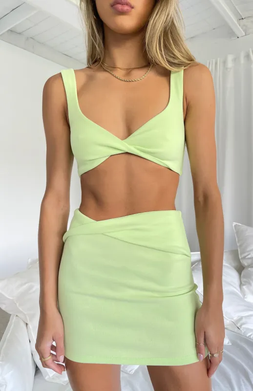 Party Season Crop Lime sold by White Fox Boutique