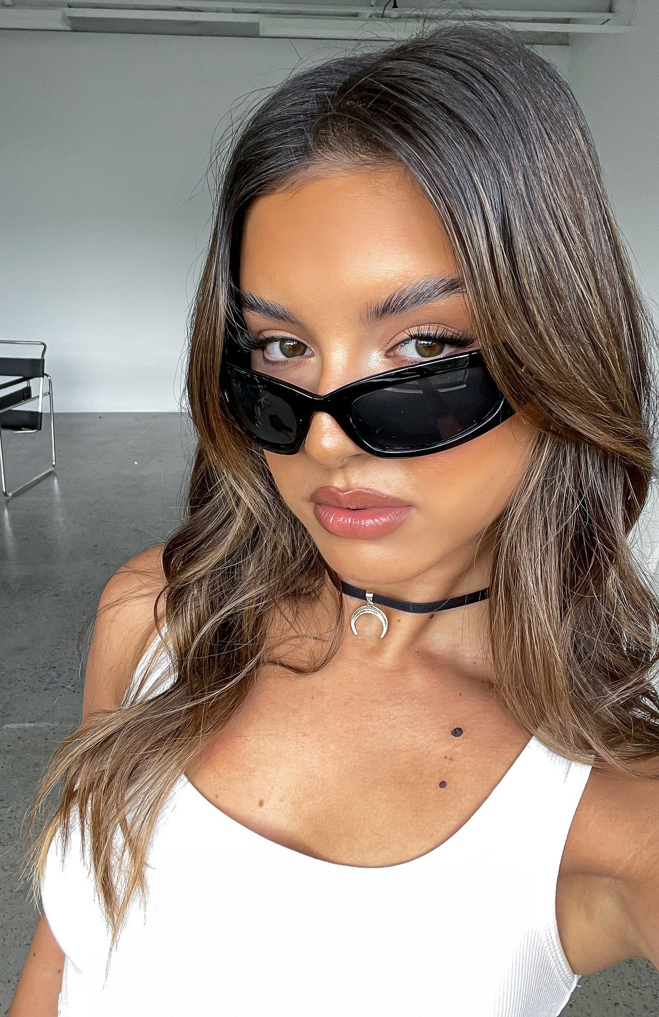 Gia Choker Black/Silver sold by White Fox Boutique product image thumbnail 4