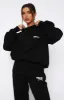 The Main Season Oversized Hoodie Black sold by White Fox Boutique
