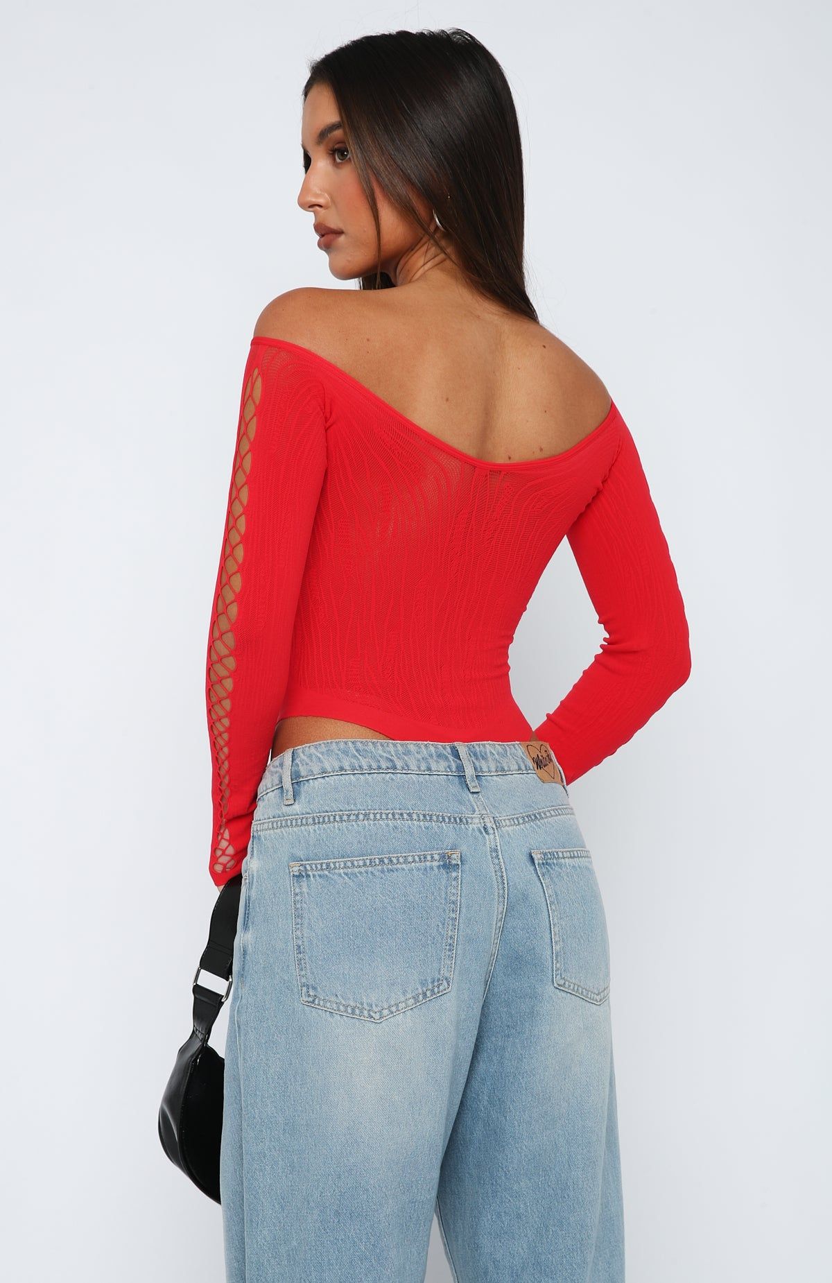 None Of Your Concern Bodysuit Red sold by White Fox Boutique product image thumbnail 7