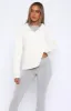 Winter Wonderland Knit Sweater Cream sold by White Fox Boutique
