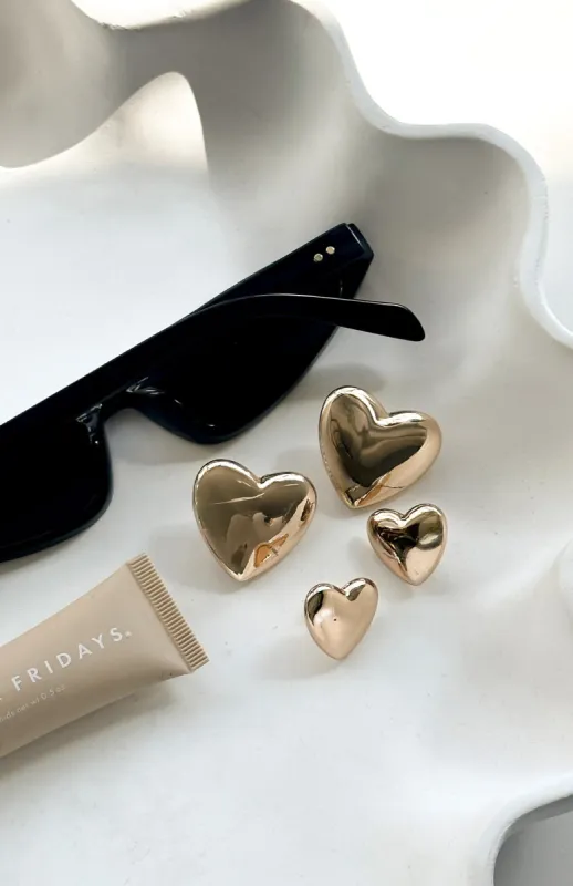 Keep It Classy Stud Earring Set Gold sold by White Fox Boutique