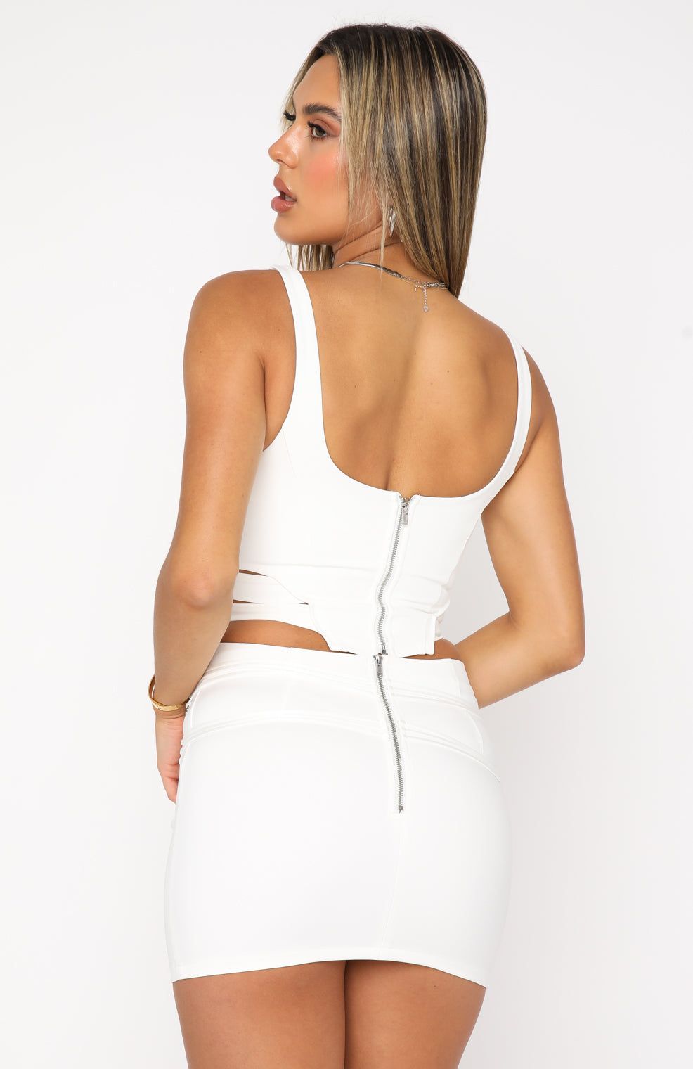 How To Love Bustier White sold by White Fox Boutique product image thumbnail 4