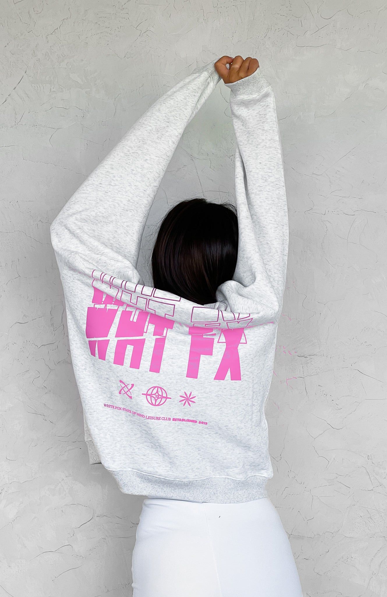 The Originals Oversized Sweater Grey Marle sold by White Fox Boutique