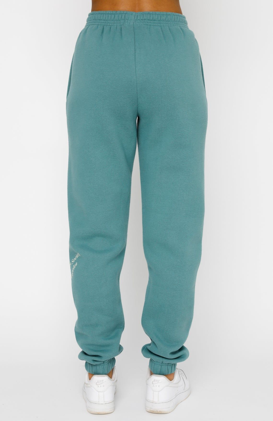 Can't Get Enough Sweatpants Teal sold by White Fox Boutique product image thumbnail 4