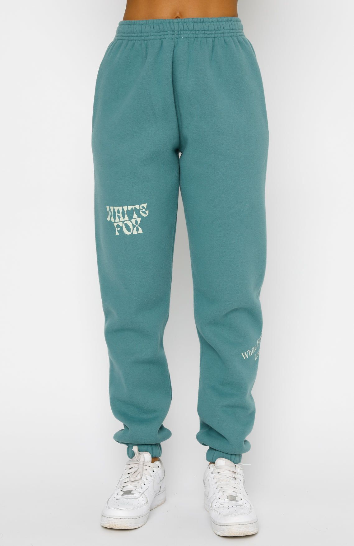Can't Get Enough Sweatpants Teal sold by White Fox Boutique product image thumbnail 2