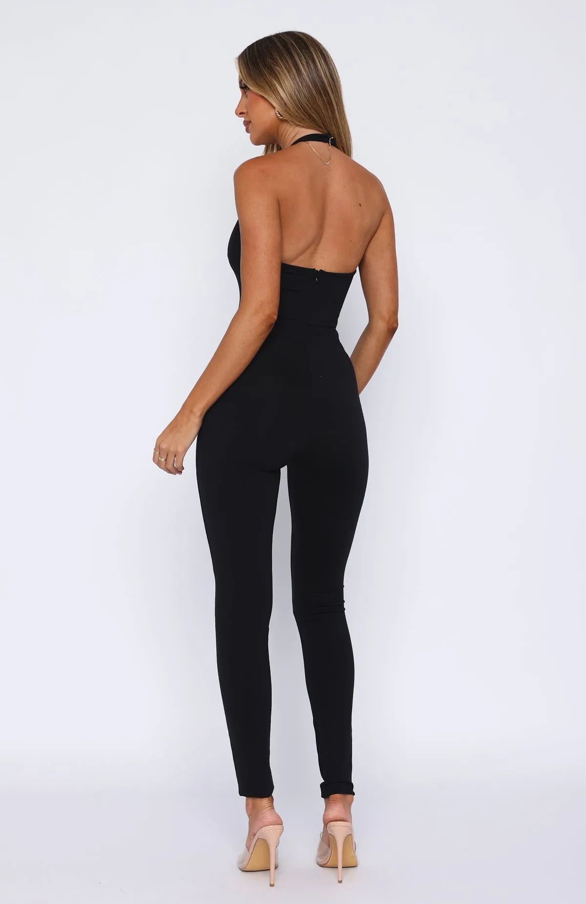 Wild Intentions Jumpsuit Black sold by White Fox Boutique product image thumbnail 4