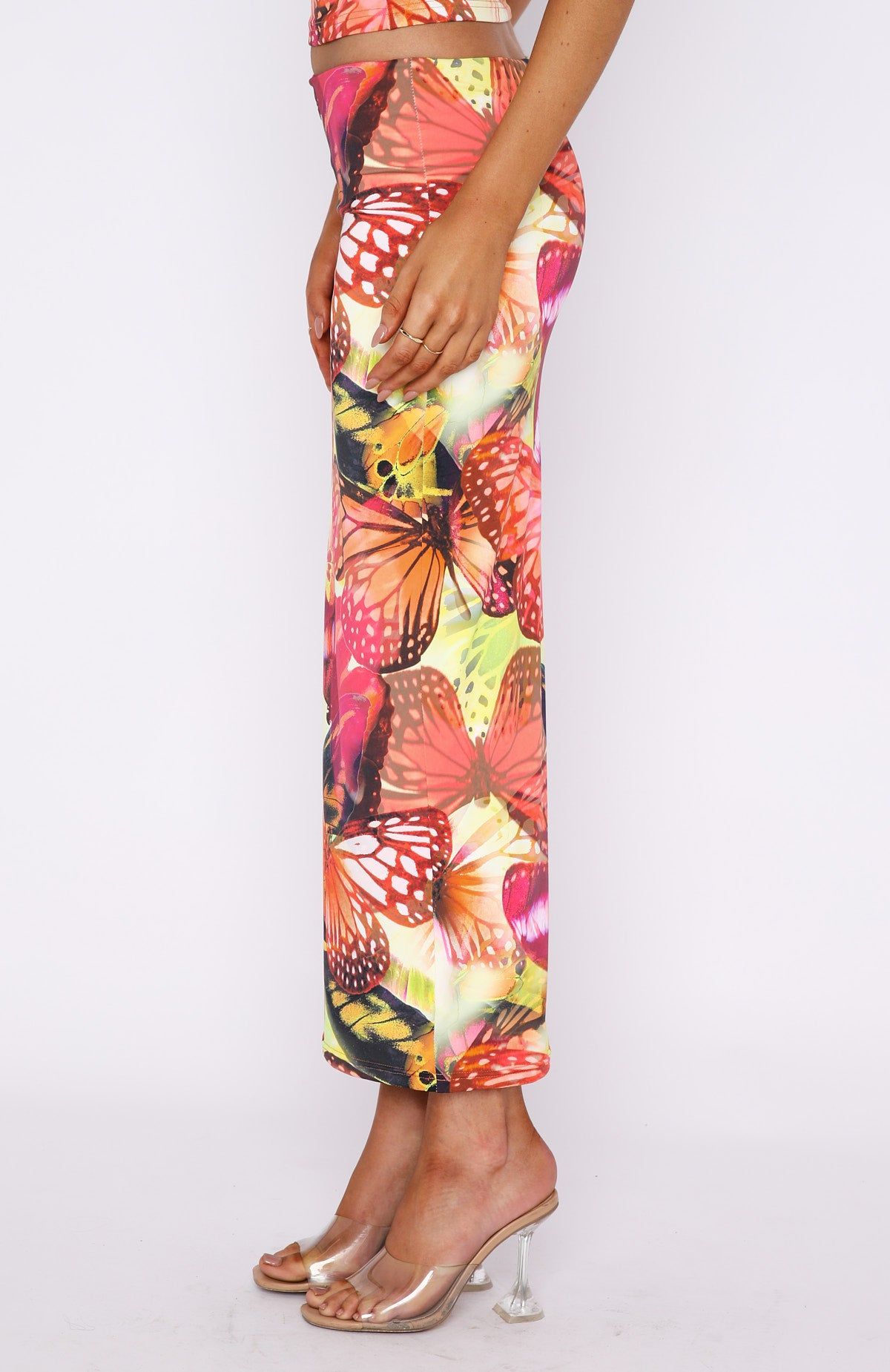 Feel It Too Maxi Skirt Sunset Monarch sold by White Fox Boutique product image thumbnail 3