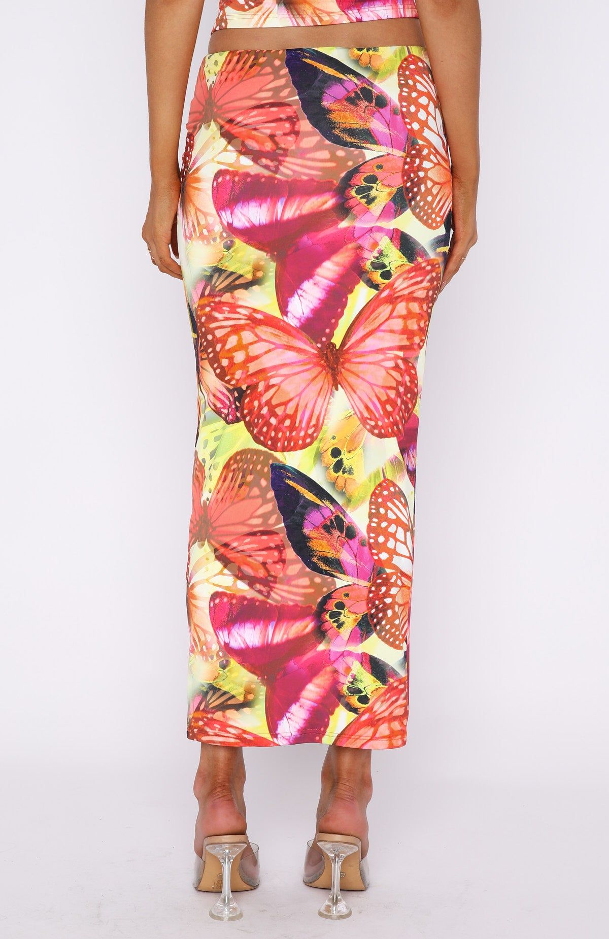 Feel It Too Maxi Skirt Sunset Monarch sold by White Fox Boutique product image thumbnail 4